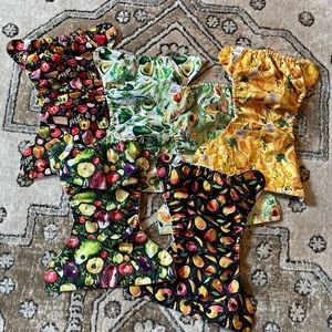 Mama Koala Cloth Pocket Diapers - 6 PACK - Foodie Design